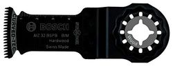 Bosch Accessories Professional 1 x lâmina de serra de imersão BIM AIZ 32 BSPB (para madeira dura, 50 x 32 mm, acessórios multiferramentas), cinzento