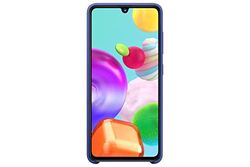 Samsung Galaxy A41 Silicone Cover Case - Blue