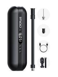CYCPLUS Air Pump I50PSI Electric Compressor Portable Bicycle Pump Mini Tyre Pump with Digital LED Display LED Light Rechargeable Li-ion for All Bicycles Motorcycles and Cars
