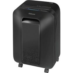 Fellowes dokumentförstörare 12 ark partikelsnitt (P4), pappersdokumentförstörare för kontor, hemmakontor, Powershred LX200, dokumentförstörare med 22 l papperskorg, 100% dammfri, Safesense,