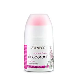 SYLVECO Deodorante naturale ai fiori, Deodorante senza sali di alluminio e alcool, contenente ingredienti efficaci che assorbono il sudore e inibiscono la crescita batterica, 50 ml