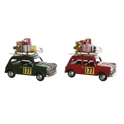 VEHICULO DECORACION METAL 25X12,5X19,5 2 SURT