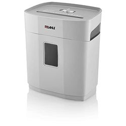 Dahle PaperSafe 140 - Destructora de papel (10 hojas nivel de seguridad P4, corte en partículas, sin aceite ni mantenimiento, 12 L), color gris