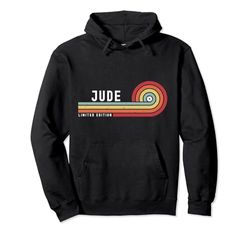 I Love Jude Personalizado Retro Sunset Nombre Sudadera con Capucha