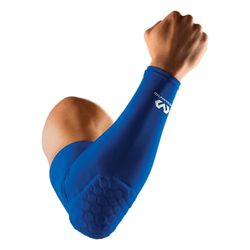 McDavid 6500 Manchette de Compression Hex pour Le Soutien et la Protection du Bras/coude, idéale pour Le Rugby, Le Basket-Ball, Le Volley-Ball, Le Football ou Autres (1 Manchette)