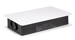 Unilux R'Pure Purificateur d'Air Silencieux Blanc/Noir pour Surface 15m²