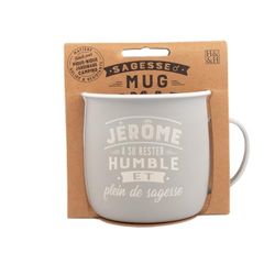 Mug Nomade - Mug à thé et café personnalisé Jérôme - Cadeau pour Homme