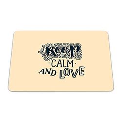 Bonamaison, Rectangle Pop Art Digital Printed Mouse Pad, Non-Slip Base, for Office and Home, Size: 22 x 18 cm