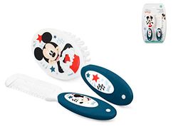 Lulabi Disney Mickey Icon Set Spazzola e Pettine, Polipropilene