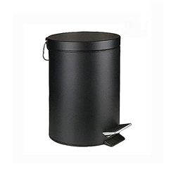 OFITURIA® Vuilnisemmer voor badkamer met metalen pedaal, 5 l, wit