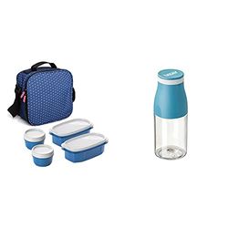 TATAY Urban Food Casual, Borsa Termica Porta Pranzo, 3L Capacità + Urban Drink Borraccia da 400 ml