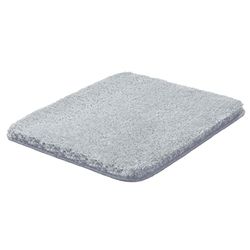 Grund Melange Tappeto per Il Bagno, Poliacrilico Ultrasoft, Argento, 50x60 cm