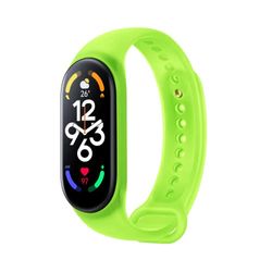 Xiaomi Cinturino Smart Band 7 Neon Green, Verde fluorescente, 160-224 mm