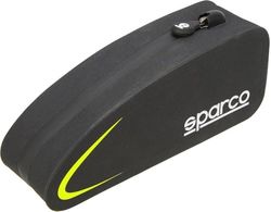 Sparco Borsa gialla da telaio per bici in nylon impermeabile e antiurto con cerniera resistente