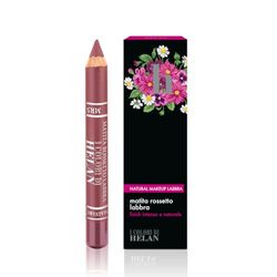 Helan I Colori di Helan - Soft Rosè Pink Lip Pencil Soft Moisturising Luminous Make Up Lip Pencil Precise Line with Nourishing Waxes Creamy Texture Intense Long Lasting Lipstick for Natural Makeup