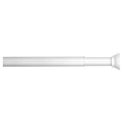 Sealskin Shower Curtain Tension Rod, extensible, Metal, White, 2 X 2 X 185 cm