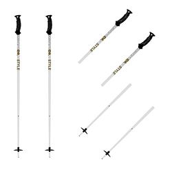 K2 Dames Style Composite Skistok, Wit, 115 cm