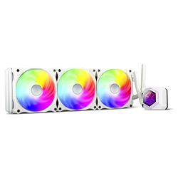 SilverStone PF360W-ARGB, White, LGA1700, AM4, 360mm, Premium All-In-One liquid cooler with ARGB lighting, SST-PF360W-ARGB-V2