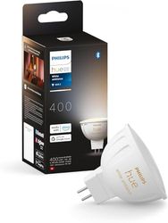 Philips Hue White Ambiance, Faretto LED Smart GU5.3, Luce Bianca da calda a fredda, 400lm, Compatibile con Bluetooth, controllo vocale con Alexa, Apple Home e Google Assistant
