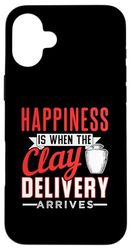 Clay Delivery Pottery Design For A Potter Case for iPhone 16 Plus