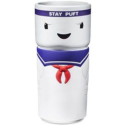 CosCups by Numskull Ghostbusters Stay Puft Ceramic Mug Gift with Rubber Sleeve 400ml - Official Ghostbusters Merchandise