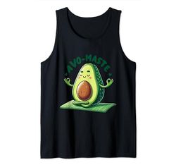 Avomaste Peaceful Aguacate Namaste Yoga Amantes Camiseta sin Mangas