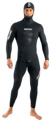 Seac Royal, muta in neoprene da 7 mm per apnea e pesca subacquea, salopette e giacca con cappuccio
