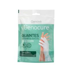 GENOCURE | Guantes Dermatológicos Algodón | Guantes, Dermatológicos, Ambidiestros, Hipoalergénicos y 100% Algodón | Talla M