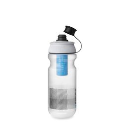 HydraPak Breakaway+ 600 ml (20 oz) filtrerad klämvattenflaska – för cykling, vandring och mer – passar cykelburar och ryggsäcksfickor, integrerat vattenfilter, BPA-fri