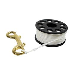 Scuba Choice Scuba Dykning Kompakt Fingerspole, 150 tum, Vit linje
