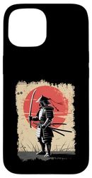 Japanese Samurai Fighter Artwork Traditional Ukiyo Warrior Case for iPhone 15