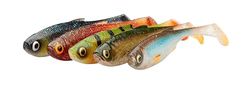 Savage Gear Craft Shad Mix - Esca in plastica morbida ultra-realistica per la pesca d'acqua dolce e salata,Perfetta per i pescatori di pesce persico, lucioperca e luccio, Clear Water 10 cm