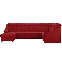 CAVADORE Beata - Poltrona lunga con rivestimento in microfibra, 315 x 98 x 211 cm, colore: Rosso