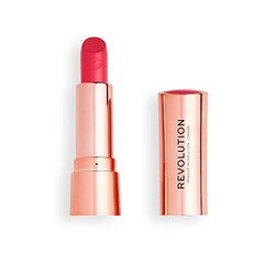 MAKEUP REVOLUTION Satin Kiss Lipstick Cutie Rich and Creamy Lipstick Formula with Velvet Finish