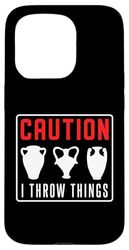 Pottery Clay Throwing Design Case for iPhone 15 Pro