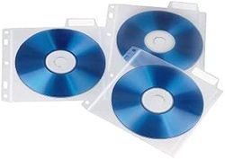 Hama CD-Rom/Dvd-Rom Binder Pockets, 25 PCS./Pack 1 Dischi Trasparente