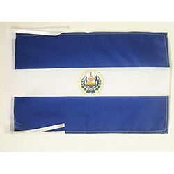 AZ FLAG Drapeau El Salvador 45x30cm - PAVILLON salvadorien 30 x 45 cm Haute qualité