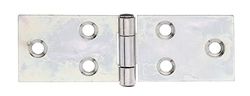 Alberts 346874 Charnière | avec goupille en acier inoxydable rivetée | galvanisé Sendzimir | 28 x 80 mm