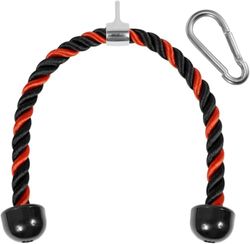 Yes4All BXGM Corda per tricipiti, 91,4 cm, rosso nero
