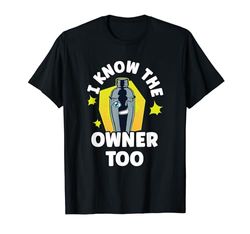 I Know The Owner Too Bartender Mixologist Fiesta de Navidad Camiseta