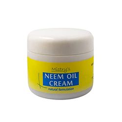 Mistry's Potenised Neem Oil Cream 50g - Herbal Body Cream & Moisturiser, Gentle & Moisturising for Allergy Prone, Itchy, Sensitive Skin - Additive Free, Vegan,