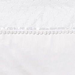 Gesslein, Biancheria per lettino, include coperta e cuscino, Bianco