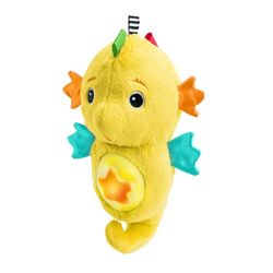 Baby Einstein Sea Dreams Seahorse Peluche Bebé Ruido Blanco Caballito de mar – Con Tecnología Reactiva al Llanto, Sonidos Marinos para Dormir, Recién nacido +, Amarillo