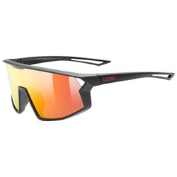 uvex skyrise jr., Sportglasögonen unisex barn, black matt, one size