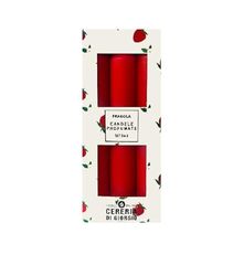 Set med 3 doftljus Pocket Season diameter 1,9 cm höjd 12,5 cm - vår/sommar - jordgubbe - Cereria Di Giorgio
