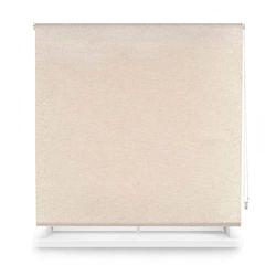 INTERBLIND | Linne Textur Translucent Rullgardin Storlek 80 x 200 B x H - Beige Rullgardin Tyg Storlek 77 x 195 - Linne-Rullgardin