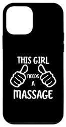 Carcasa para iPhone 12 mini Funny Massage Lover This Girl Needs a Massage