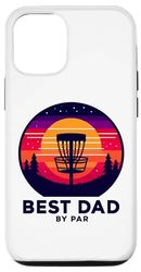 Carcasa para iPhone 13 Best Dad By Par Funny Disc Golf Día del Padre Frisbee Dads