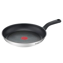 TEFAL G7260744 COMFORT MAX KOEKENPAN 30 CM, Geschikt voor inductie, anti-aanbaklaag, hoogwaardig RVS, ergonimische greep, roestvrijstaal, energiezuinig koken