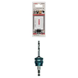Bosch Professional Sega a Tazza for Wood & Metal (per Legno e Metallo, Ø 38 mm) + 1x Power Change Plus Adapter (Bussola 3/8“ esagonale, Punta HSS-G Ø 7.15 x 85 mm)
